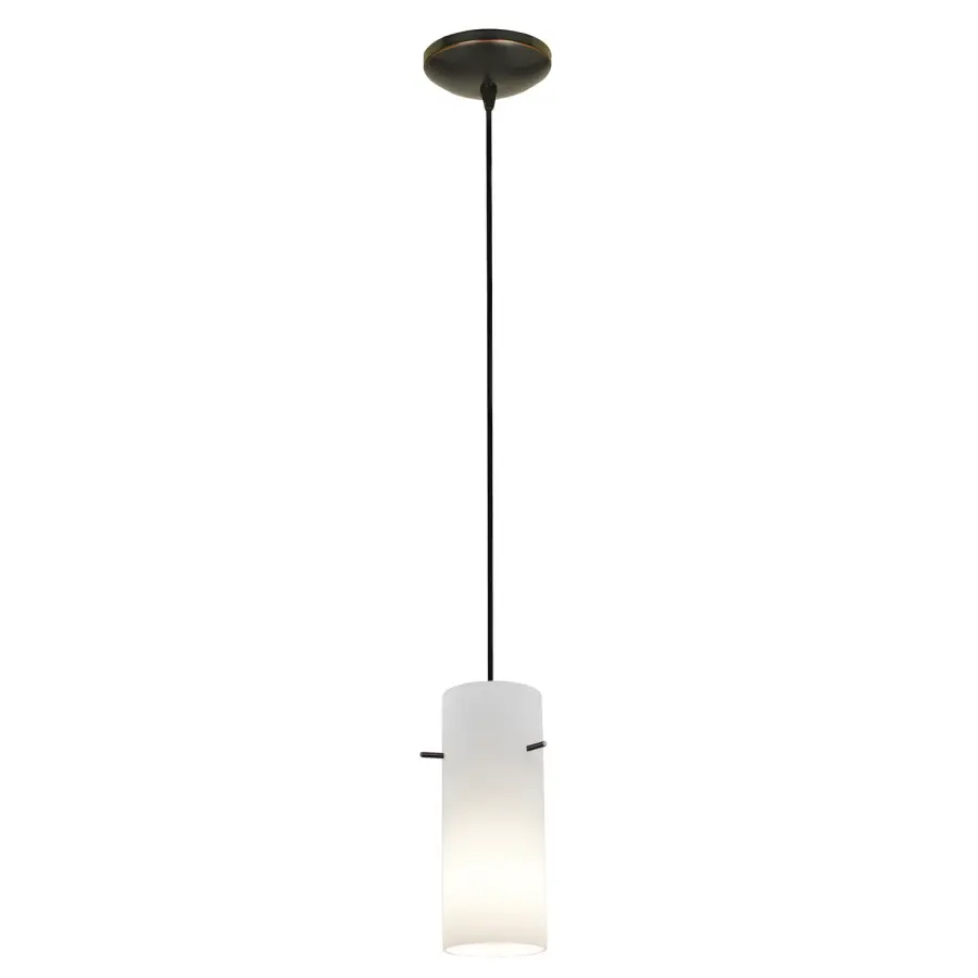 Cylinder LED Pendant in Oil Rubbed Bronze