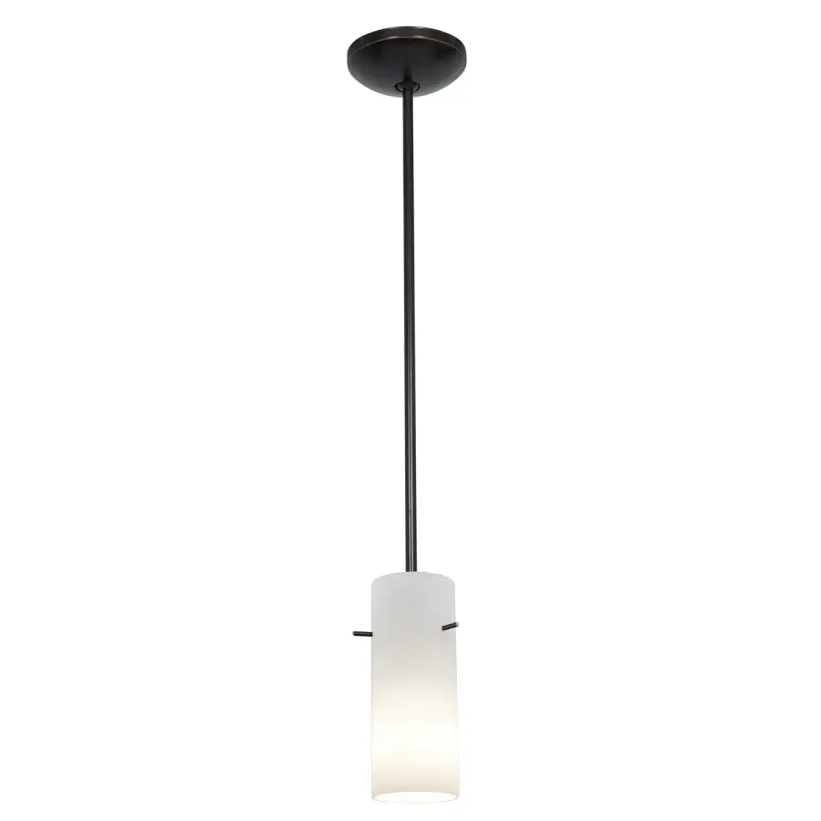 Cylinder LED Pendant in Oil Rubbed Bronze