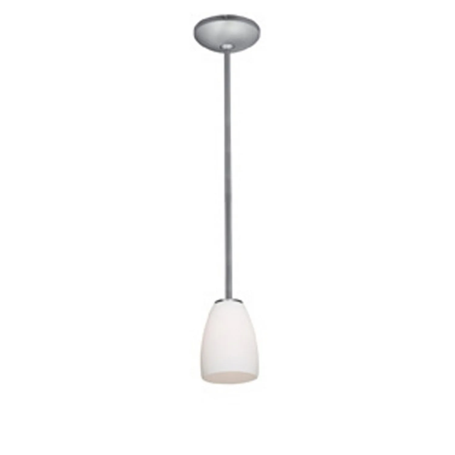 Sherry One Light Pendant in Brushed Steel