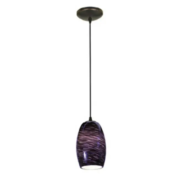 The Chianti mini pendant offers timeless traditional styling in a compact 7.25-inch profile. Its Oil Rubbed Bronze finish and glass shade create warm, intimate lighting perfect for smaller spaces and task areas.