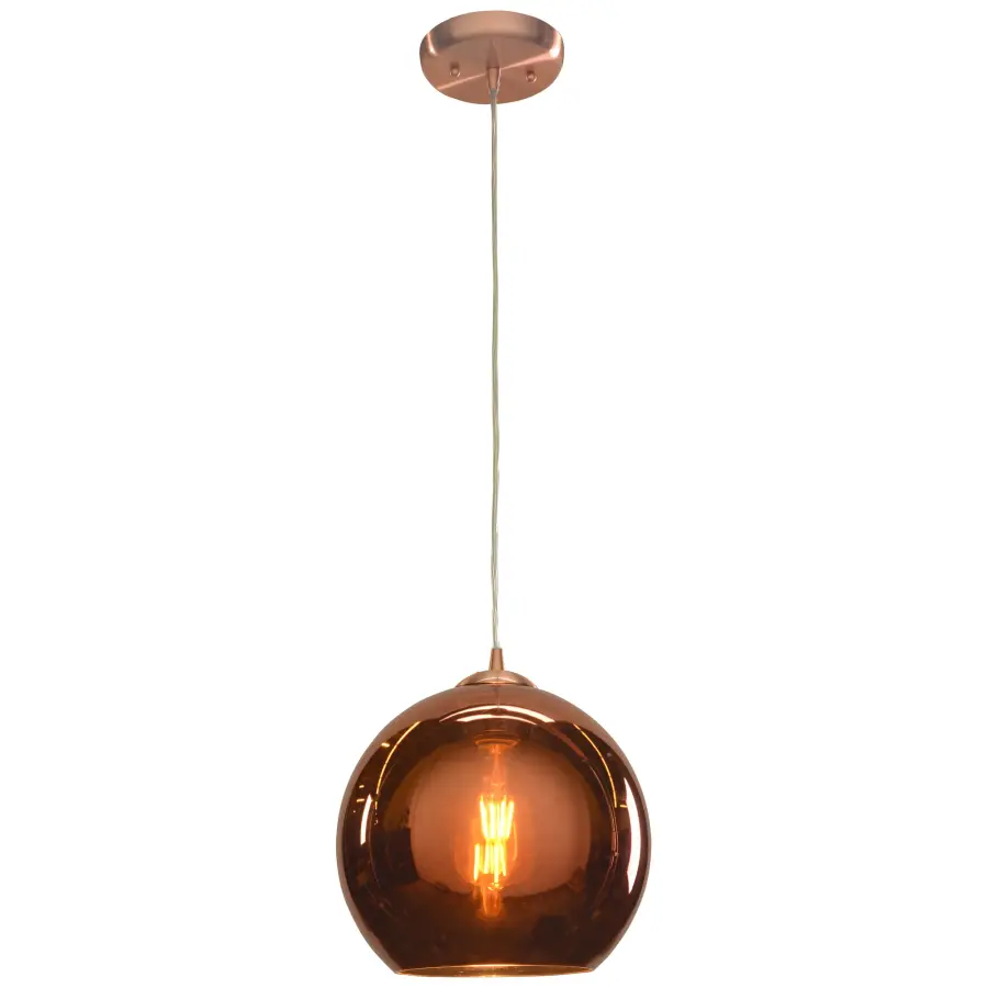 GLOW Brushed Copper Pendant