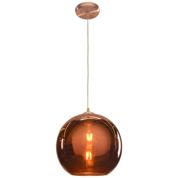 GLOW Brushed Copper Pendant