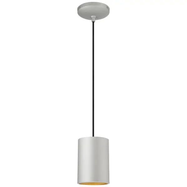 The Pilson pendant delivers clean, contemporary style in a compact 6.5-inch profile. Its satin finish provides subtle sophistication, making it ideal for task lighting or accent placement in smaller areas.