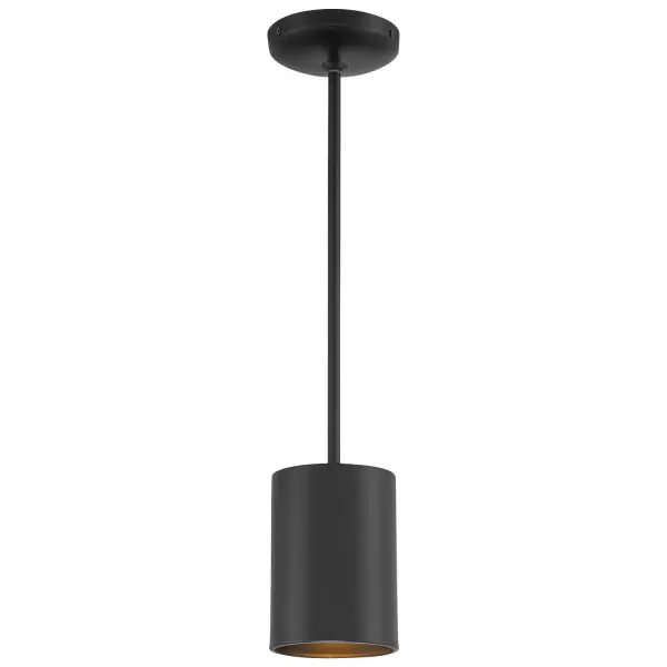 The Pilson LED Pendant delivers energy-efficient integrated lighting in a sleek, compact design. Its matte black finish and minimal 6.5-inch profile make it ideal for tight spaces and modern interiors.