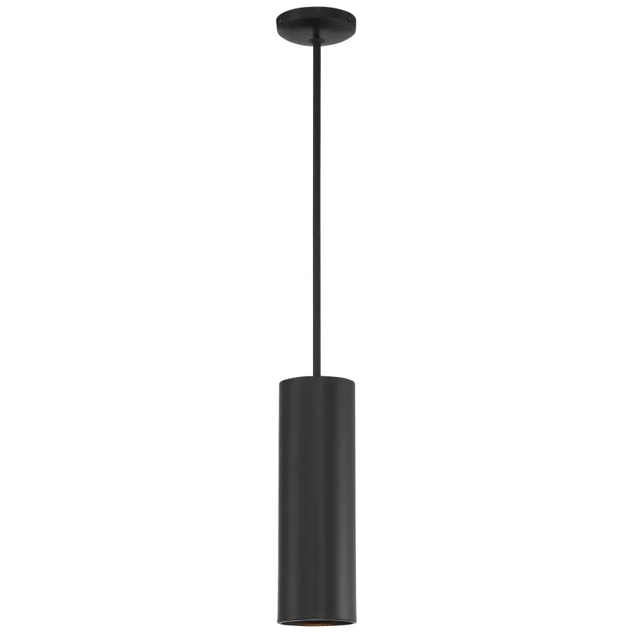 Energy-Efficient LED Pendant with Modern Matte Black Finish
