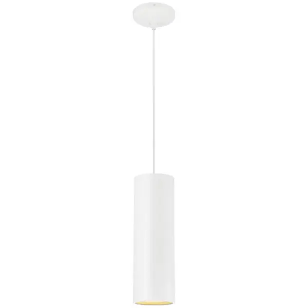 The Pilson LED Pendant offers a sleek, contemporary design in a crisp matte white finish. With integrated 10W LED technology, it provides efficient, maintenance-free illumination perfect for task lighting or accent applications.