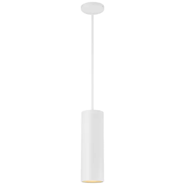 The Pilson LED Pendant delivers contemporary minimalist style with integrated LED technology. Its matte white finish and compact design make it ideal for modern spaces requiring focused task lighting or accent illumination.