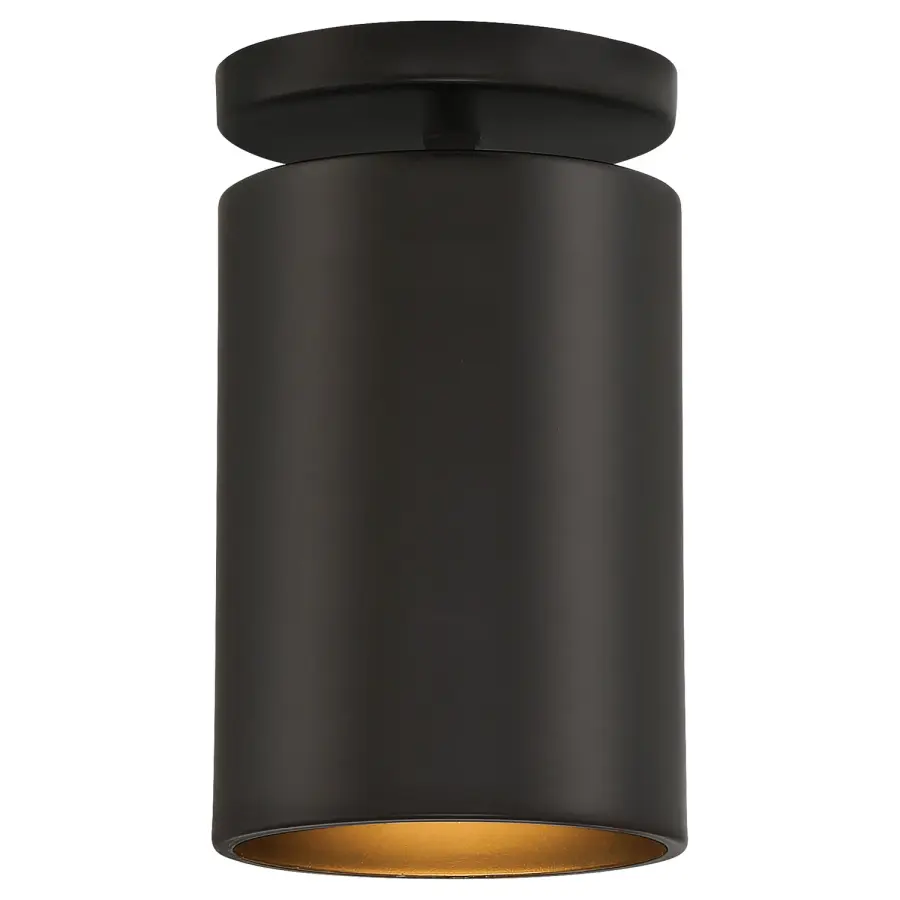 Pint LED Semi Flush Mount in Matte Black