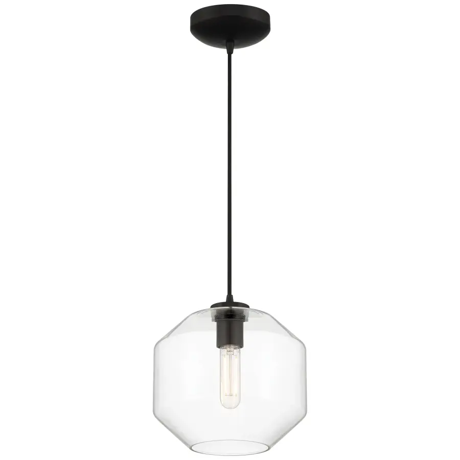 CLARITY LED Pendant in Black
