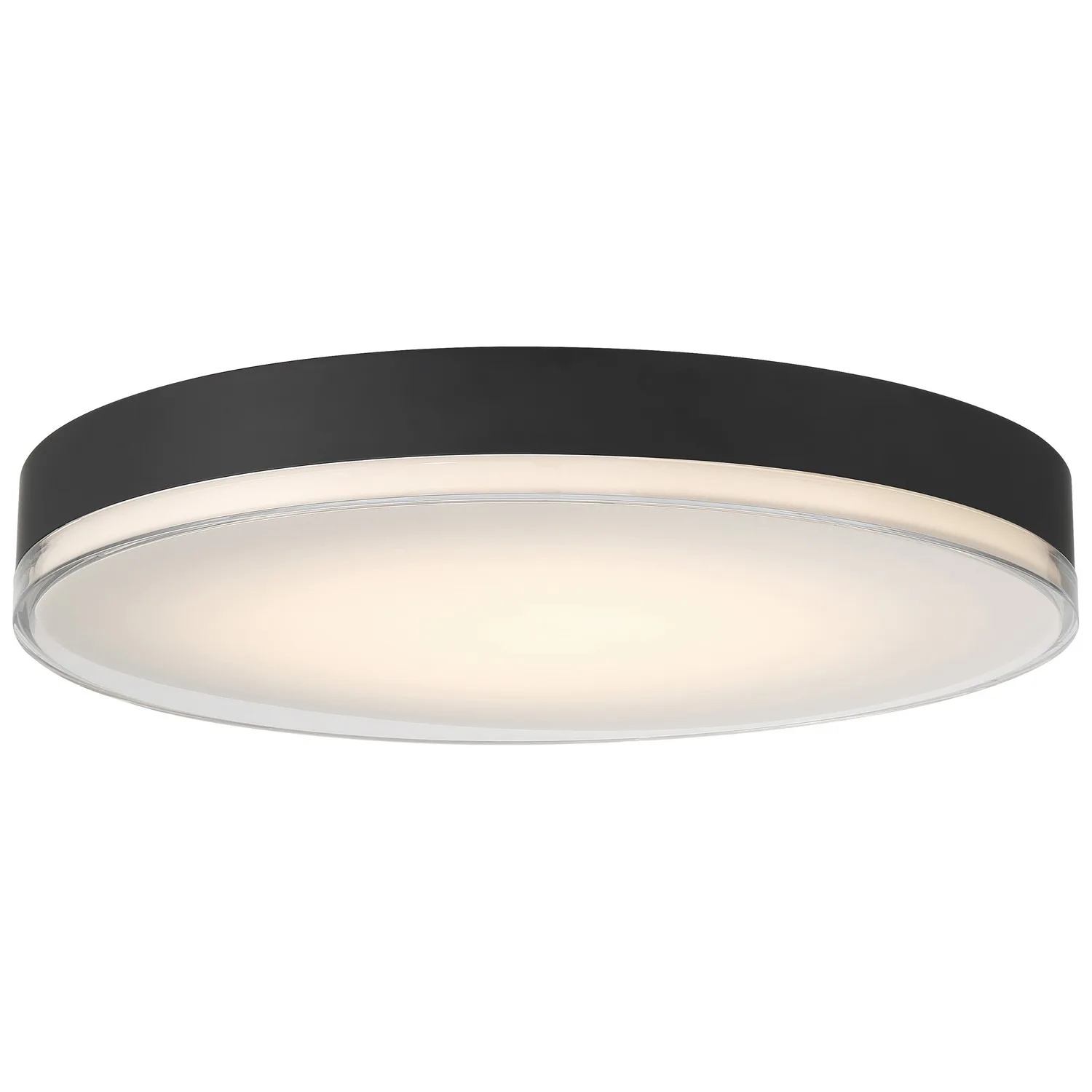 Mona LED Flush Mount in Matte Black