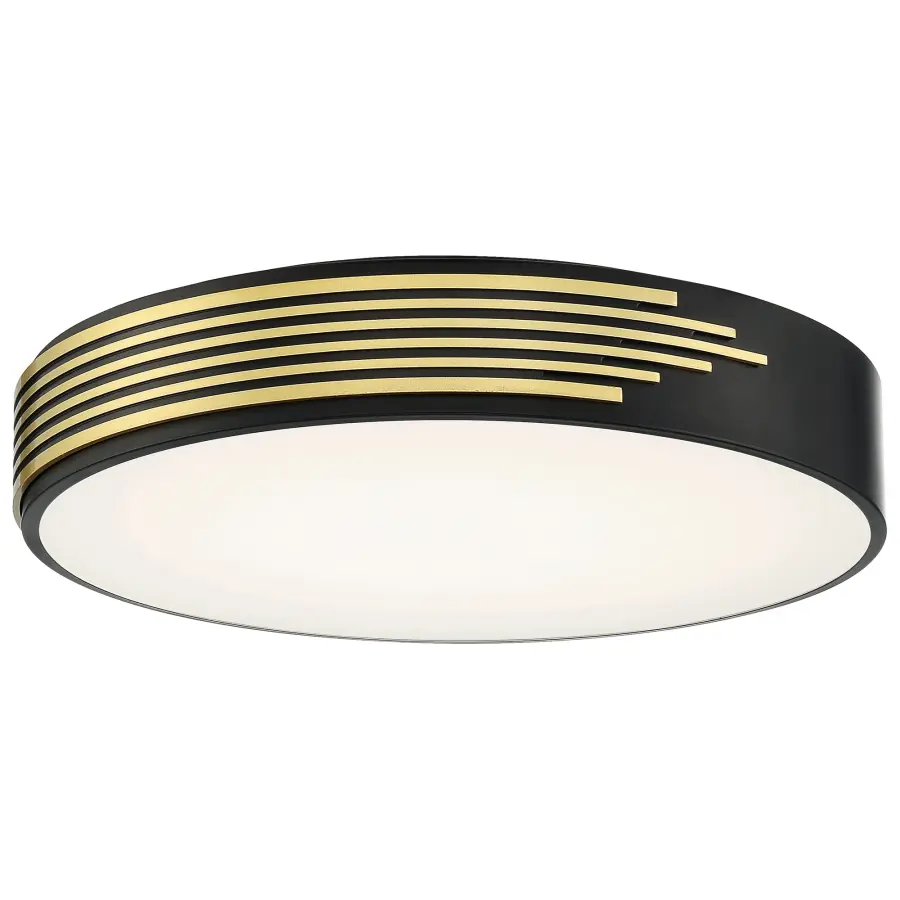 Maestro 21.75" LED Flush Mount in Black