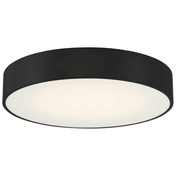 Como LED Flush Mount in Black