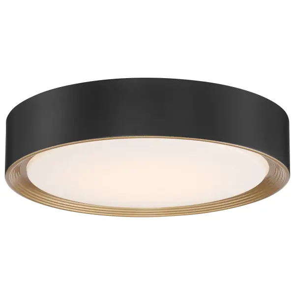 Malaga LED Flush Mount in Matte Black