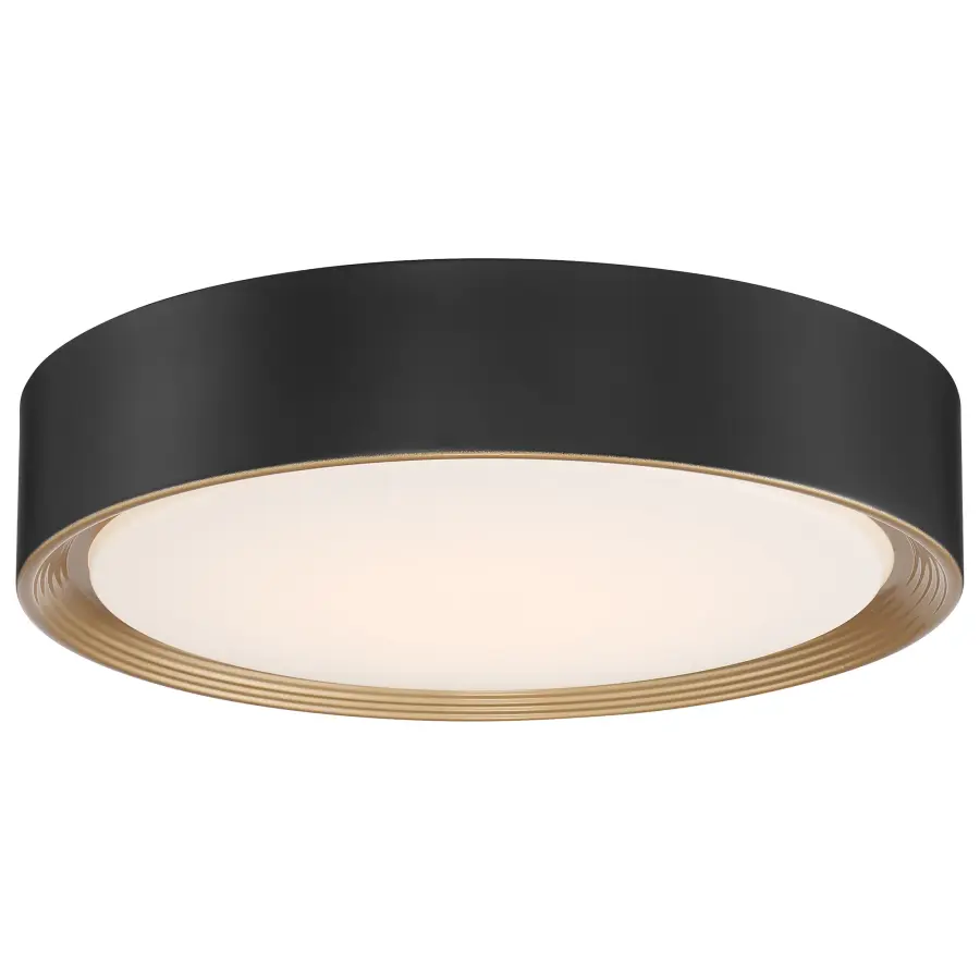 Malaga LED Flush Mount in Matte Black