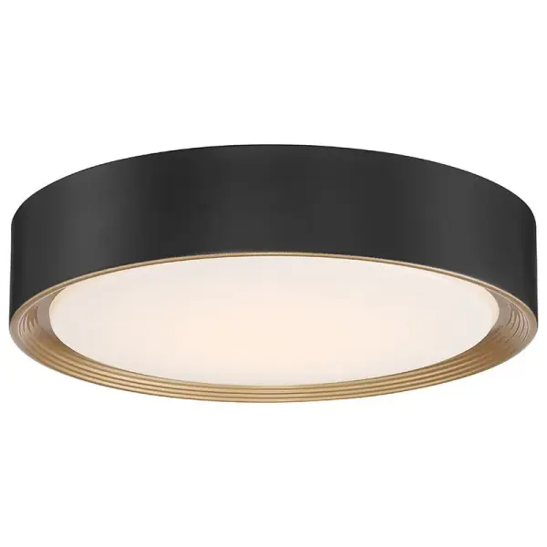 Malaga LED Flush Mount in Matte Black