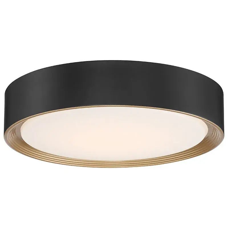 Malaga LED Flush Mount in Matte Black
