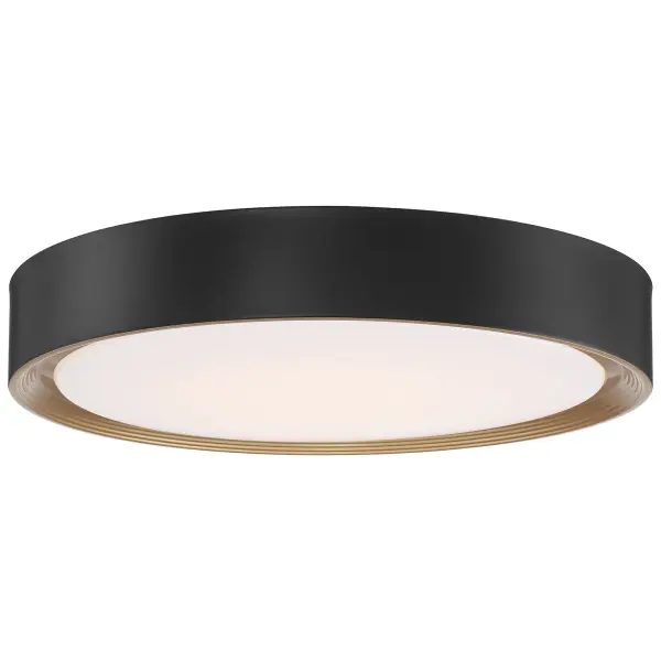 The Malaga LED Flush Mount delivers 2155 lumens of warm 3000K light in a slim 3.25" profile. Its matte black finish and integrated LED technology make it ideal for modern spaces with standard ceiling heights.
