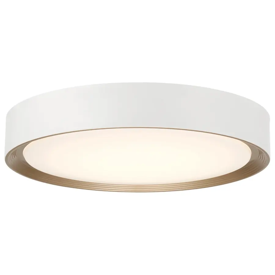 Malaga LED Flush Mount in Matte White