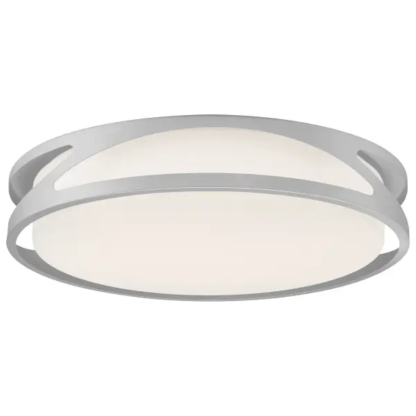 The Lucia LED Flush Mount delivers efficient, integrated LED lighting in a compact 4-inch profile. Its satin finish and acrylic diffuser provide clean, contemporary style perfect for hallways, closets, and smaller rooms.