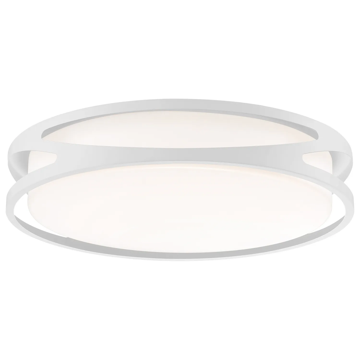 Lucia LED Flush Mount in White