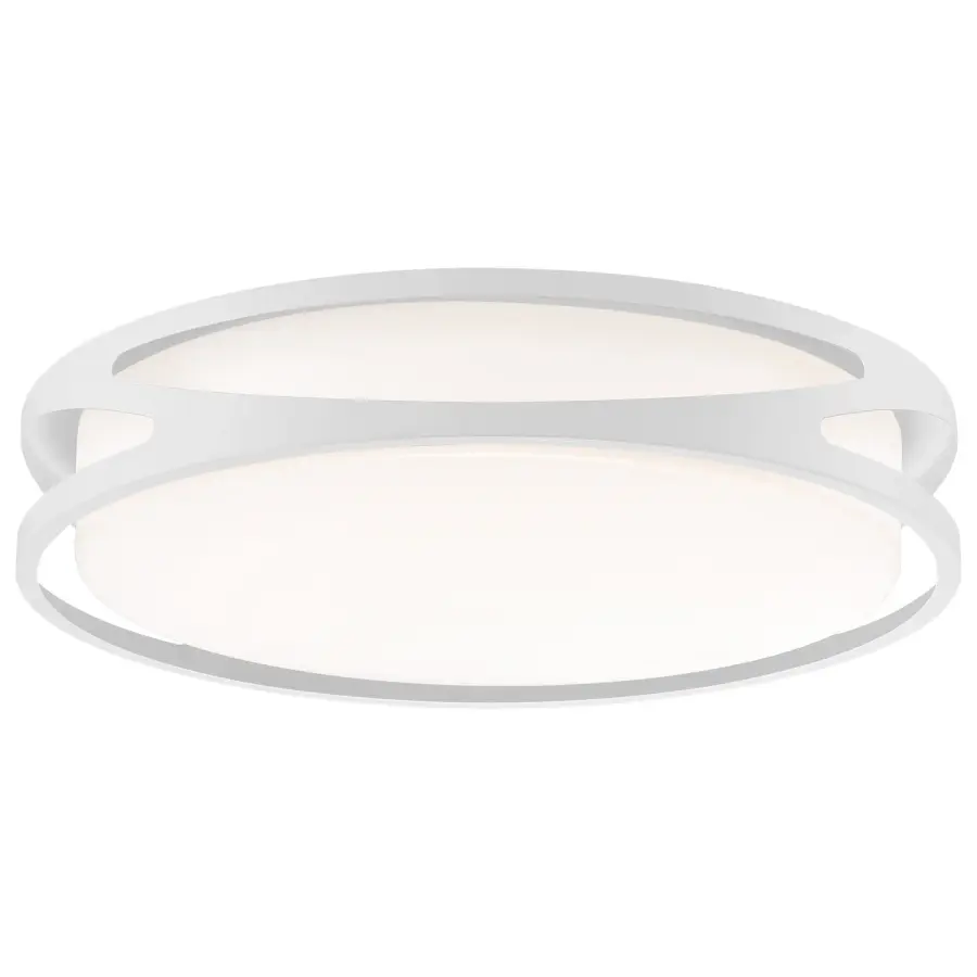 Lucia LED Flush Mount in White
