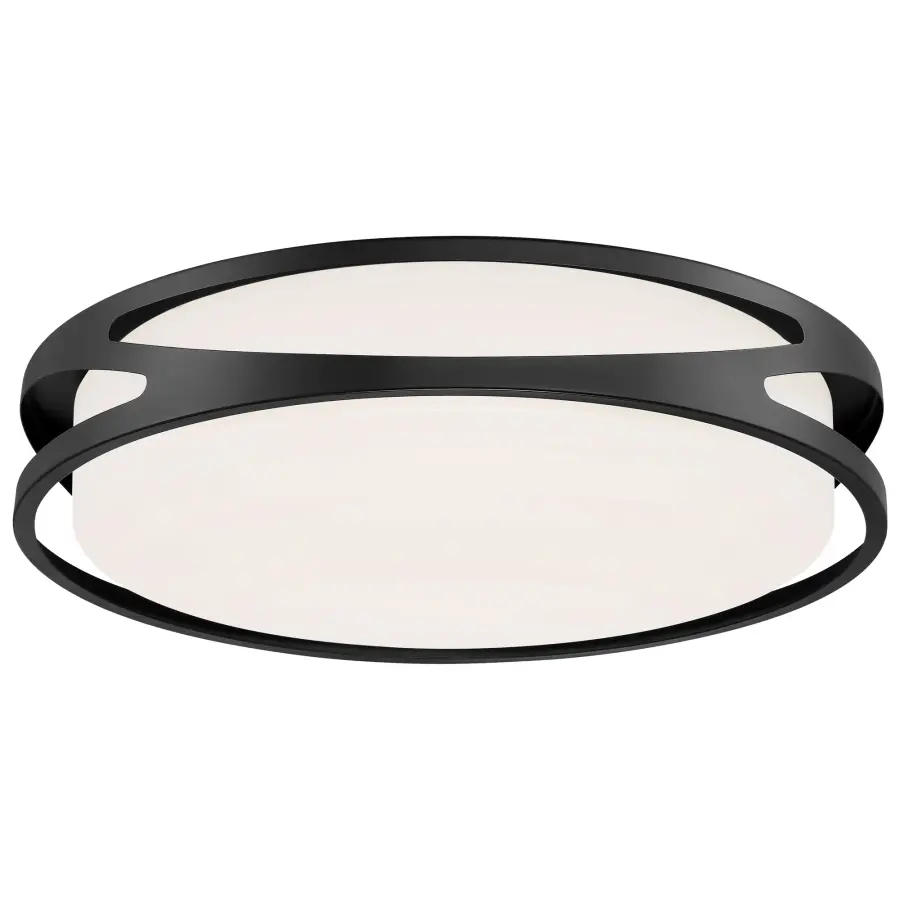 LUCIA LED Flush Mount in Black