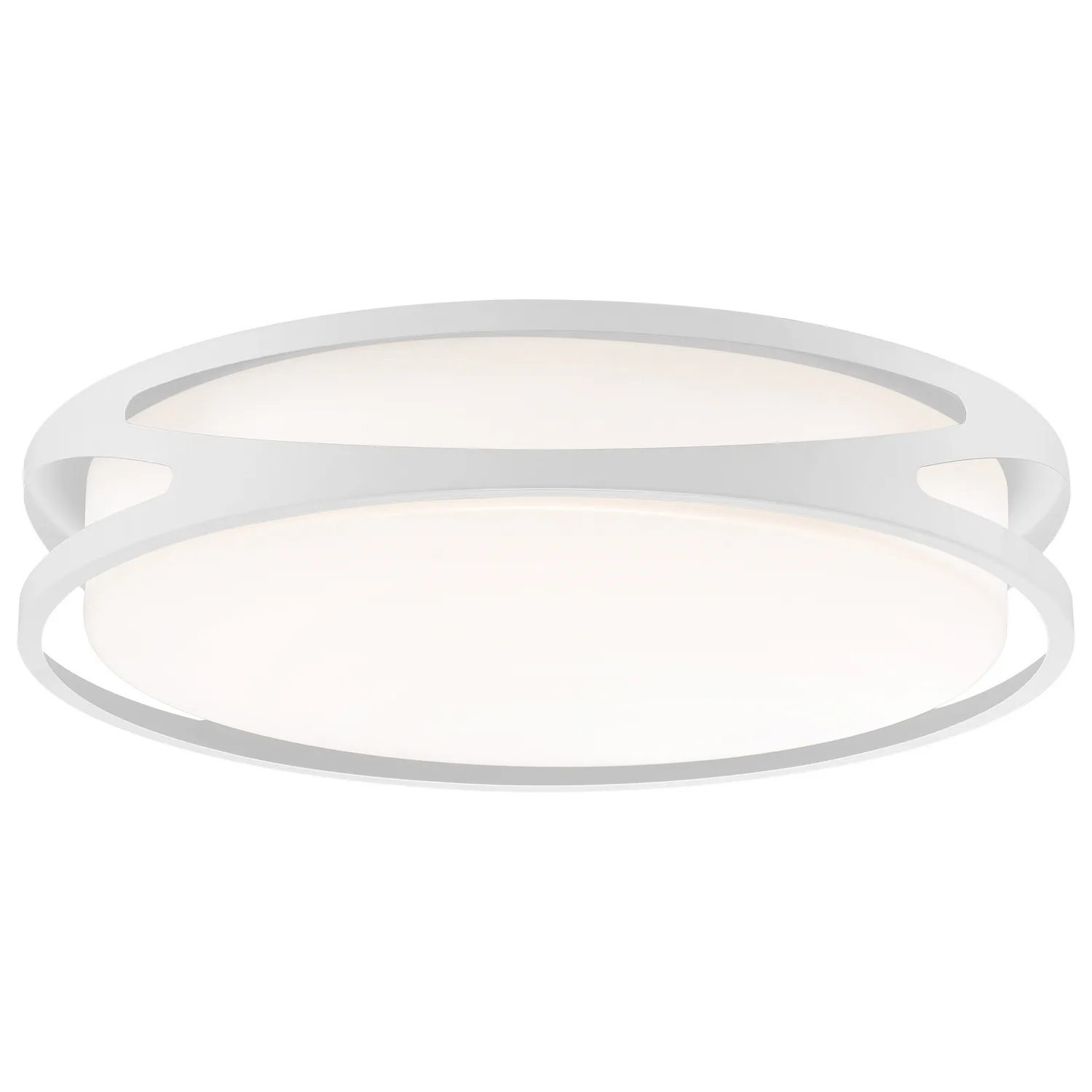 Lucia LED Flush Mount in White