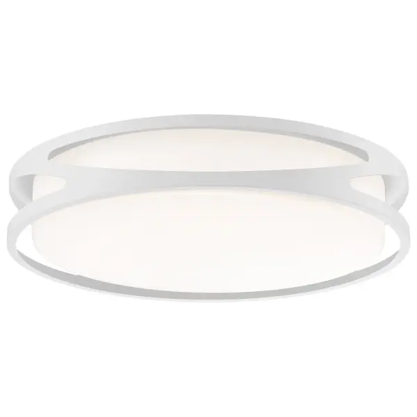 The Lucia LED Flush Mount delivers efficient, integrated LED lighting in a sleek white finish. Its compact 4-inch profile makes it ideal for hallways, closets, and bathrooms where ceiling clearance is limited.