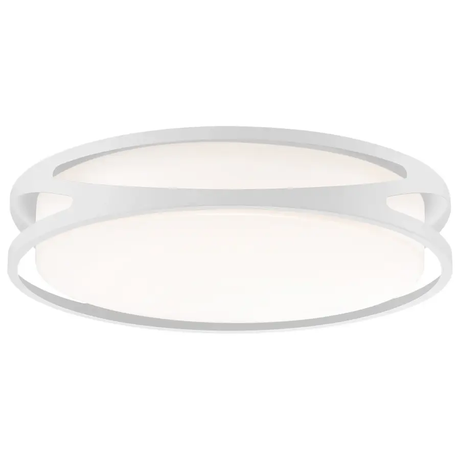 Lucia LED Flush Mount in White