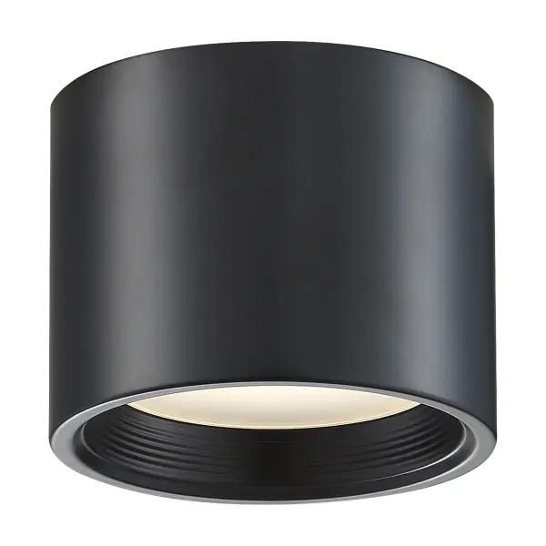 REEL Dual Voltage LED Flush Mount in Black