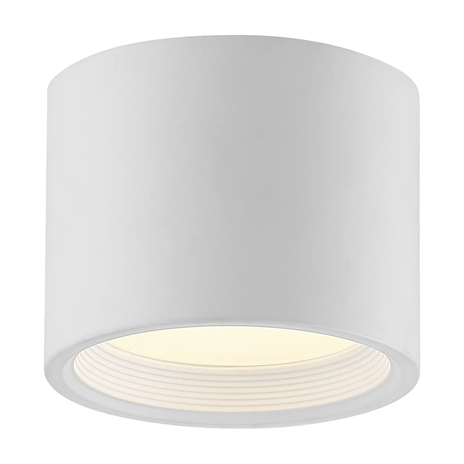 Reel LED Flush Mount in White
