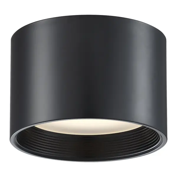 REEL Dual Voltage LED Flush Mount in Black