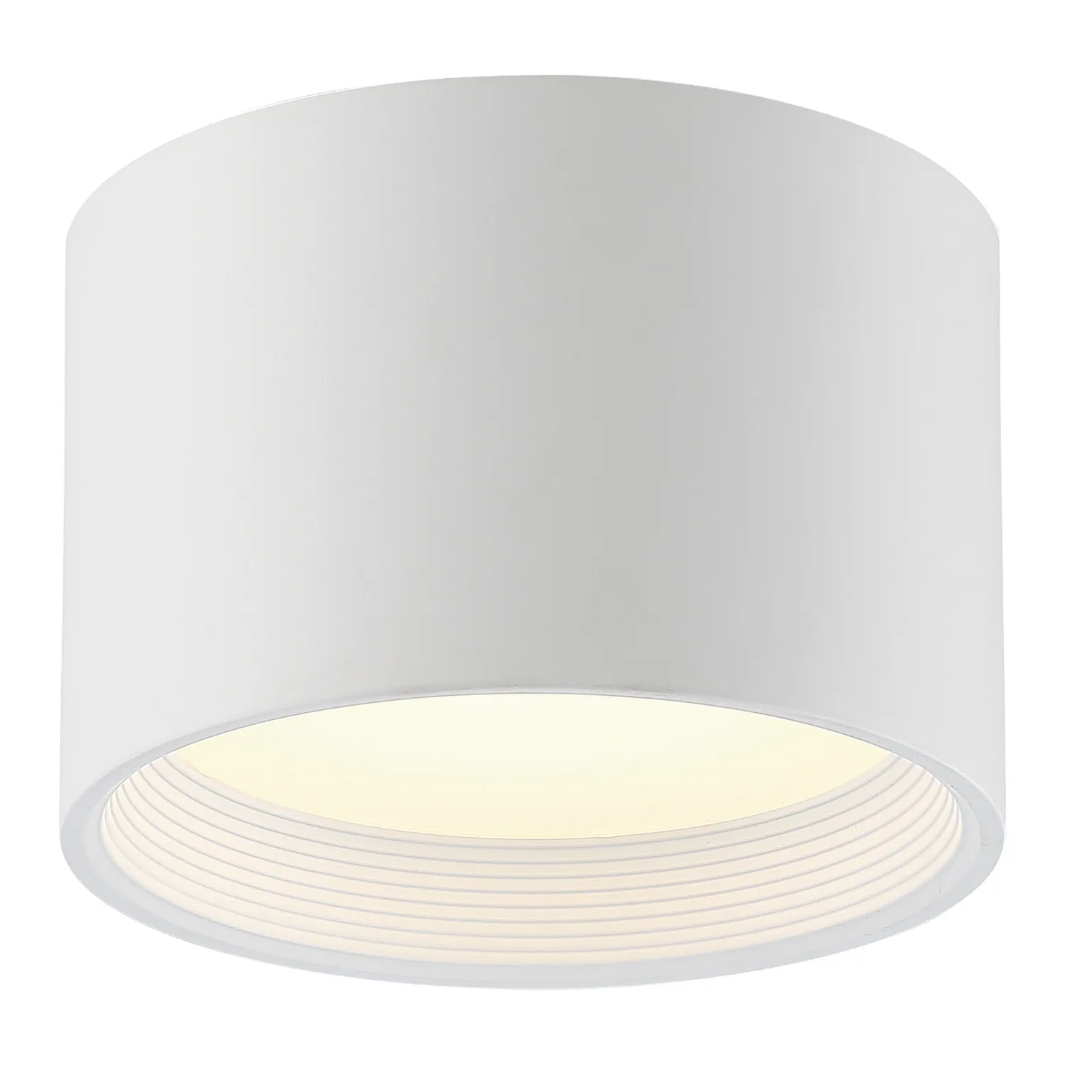 Reel LED Flush Mount in White