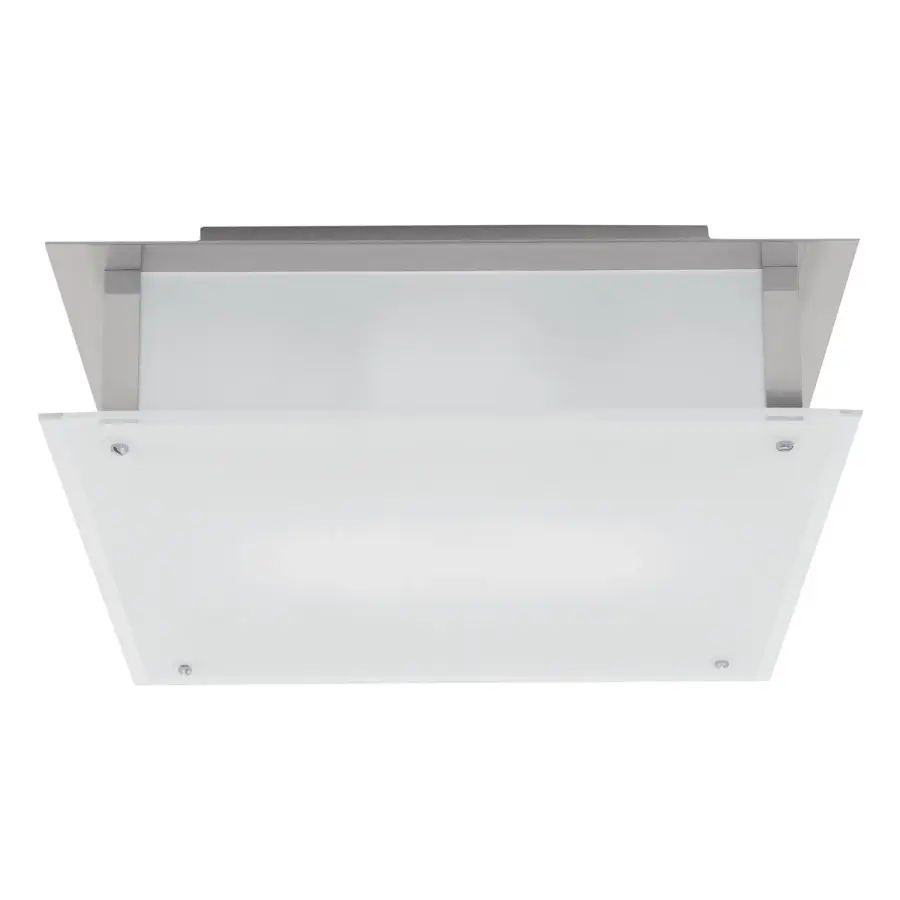 Vision LED Flush Mount in Brushed Steel