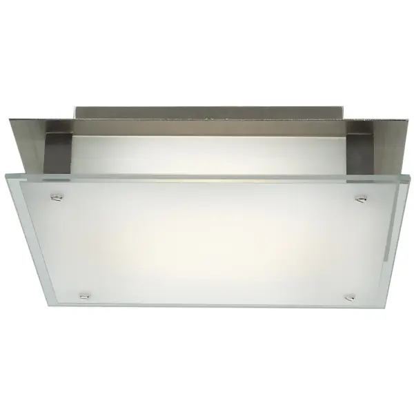 Vision LED Flush Mount in Brushed Steel