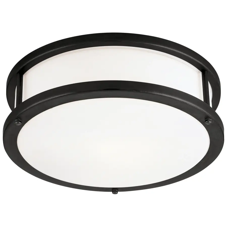 Conga LED Flush Mount in Matte Black