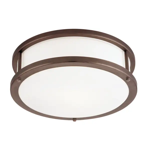 Conga 16" Bronze Flush Mount Ceiling Light