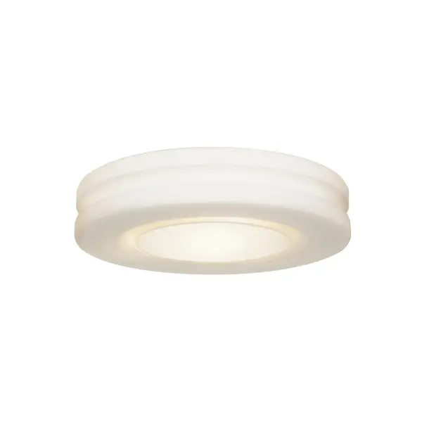 The Altum LED Flush Mount delivers efficient, integrated LED lighting in a sleek white finish. Its ultra-low 3.25" profile makes it ideal for hallways, closets, and bathrooms where ceiling clearance is limited.