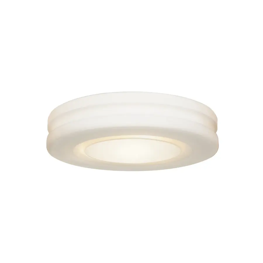 Altum LED Flush Mount in White