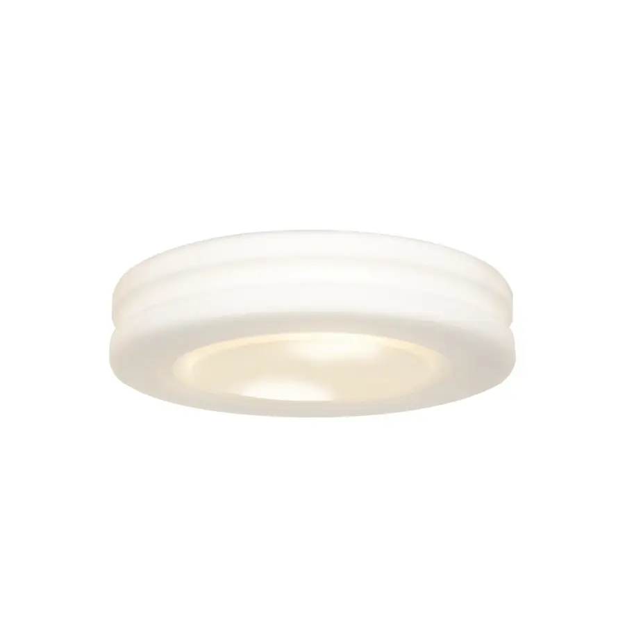 Altum LED Flush Mount in White