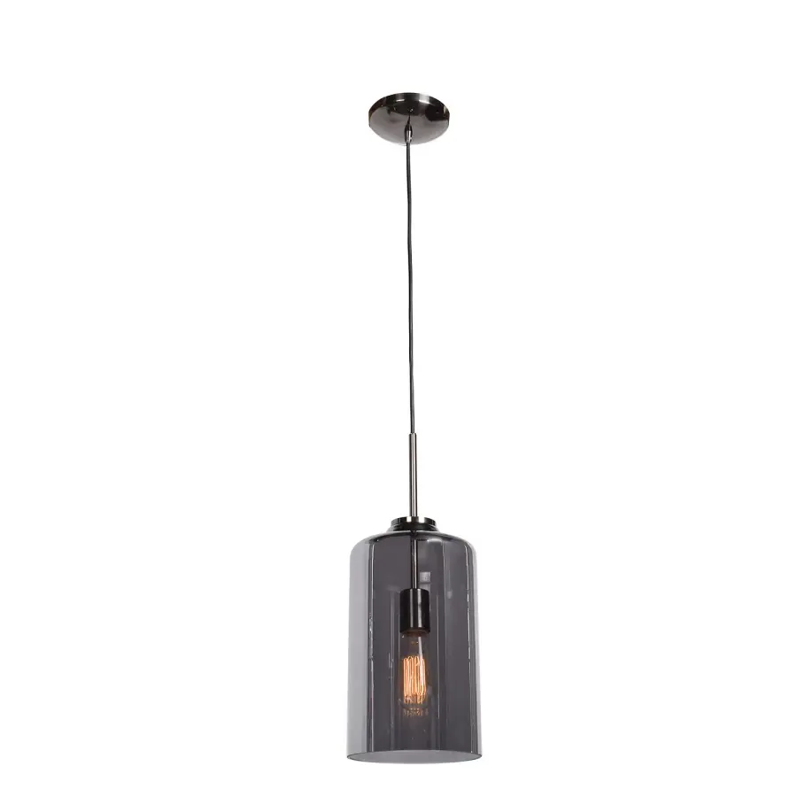 SIMPLICITE LED Pendant in Black Chrome