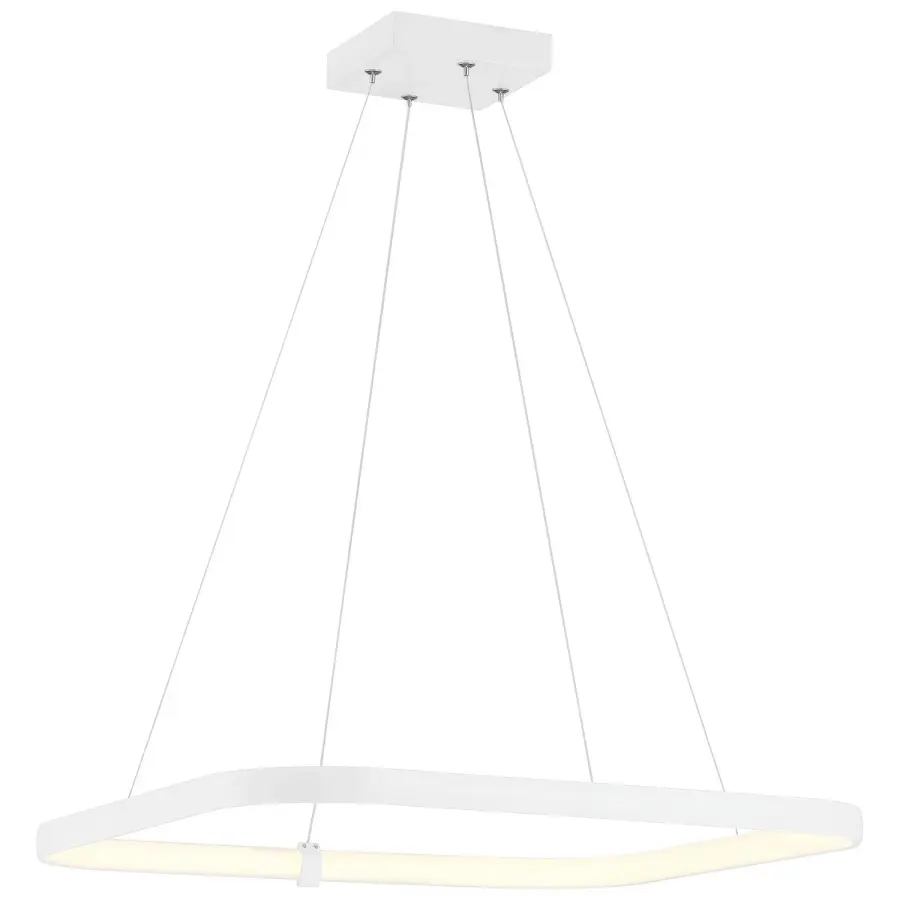 Ravello LED Pendant in Matte White