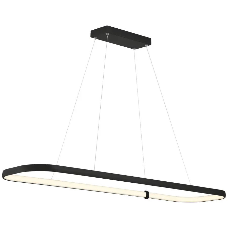 Ravello LED Pendant in Matte Black