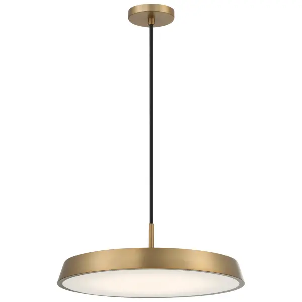 The Tallinn LED Pendant combines contemporary style with smart functionality. Its 3CCT technology allows you to adjust color temperature, while the brushed gold finish adds warmth to any space.