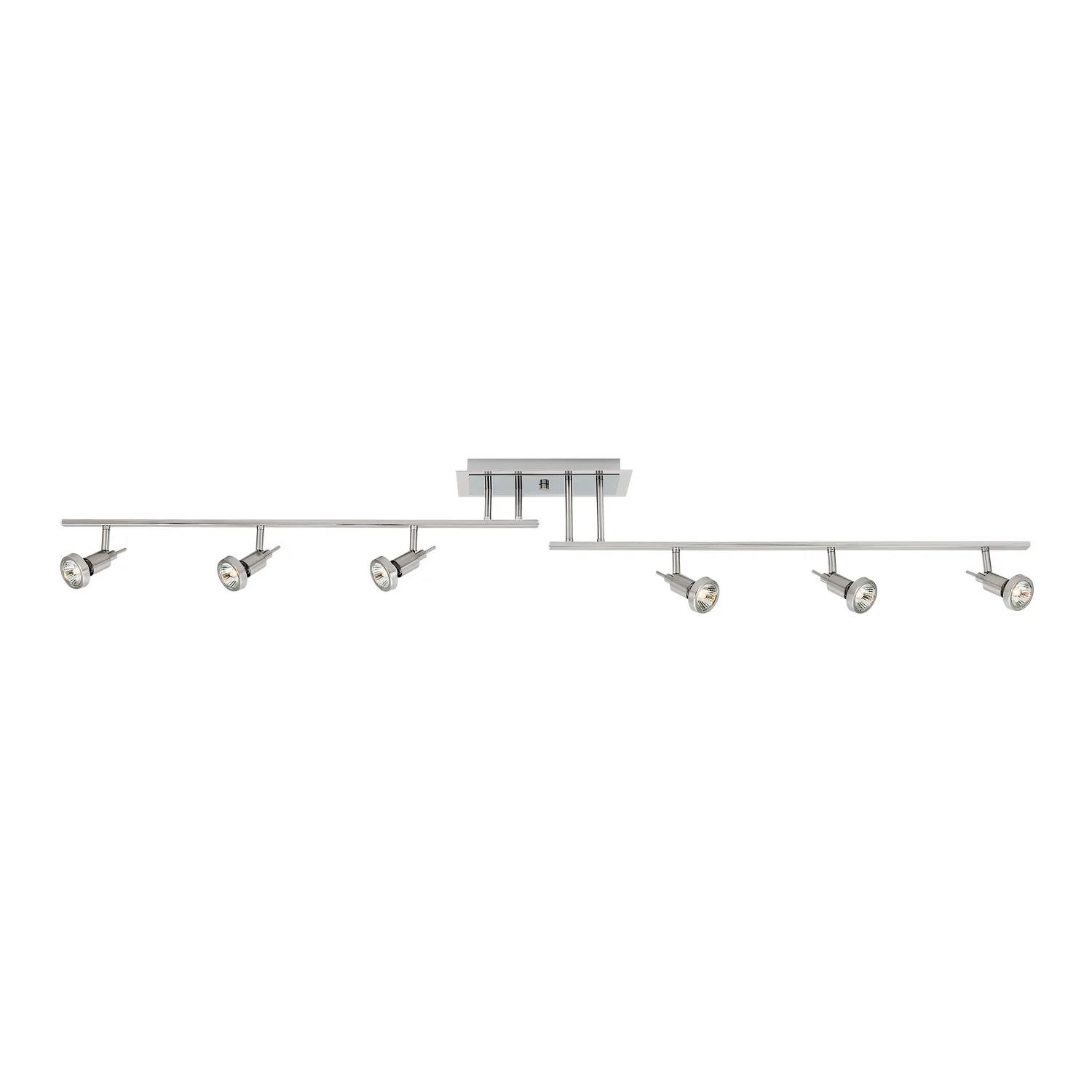 Viper LED Semi Flush Mount in Brushed Steel