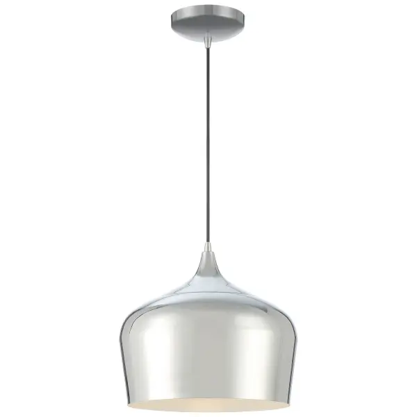 Sleek Chrome Pendant with Clean Contemporary Lines