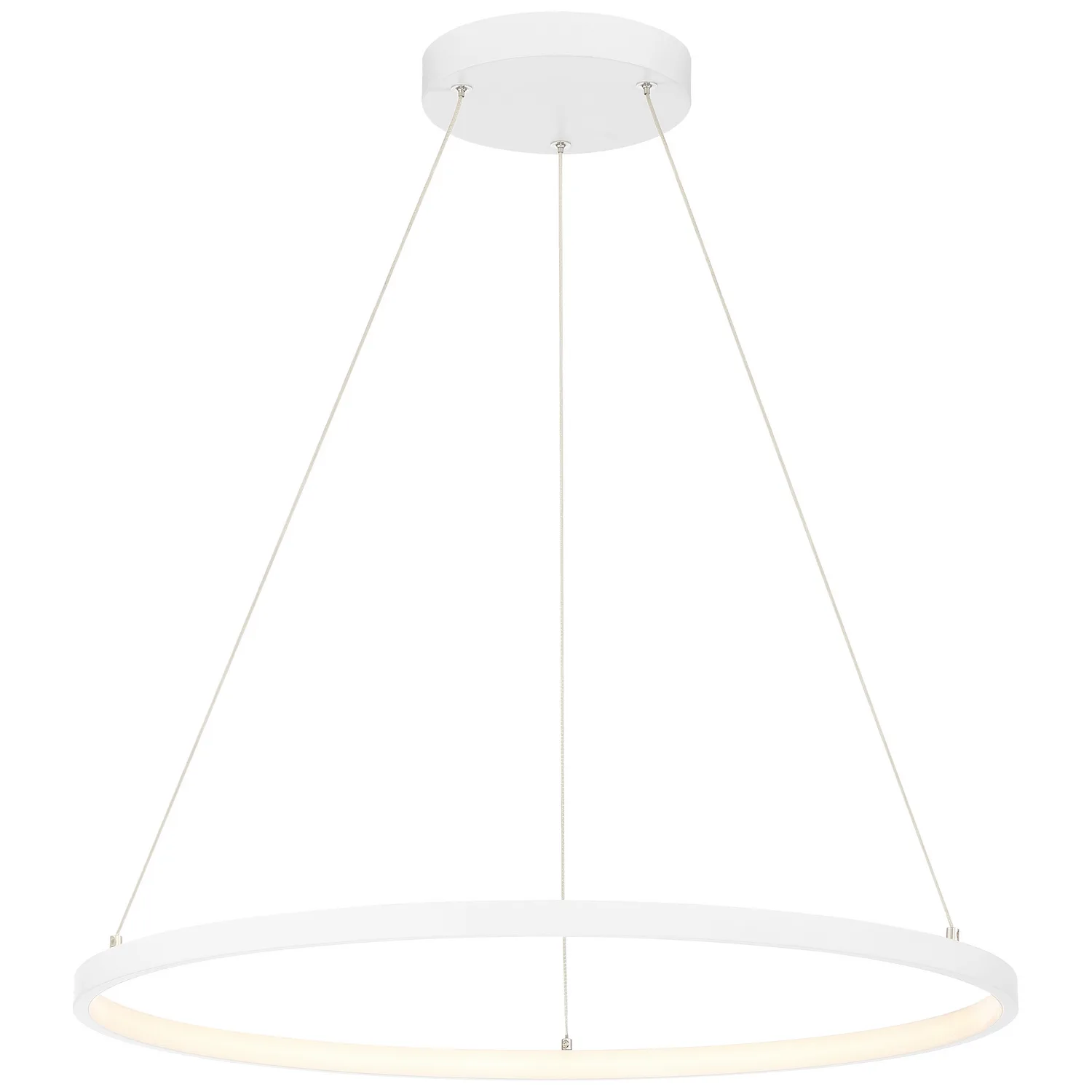 Anello LED Pendant in Matte White