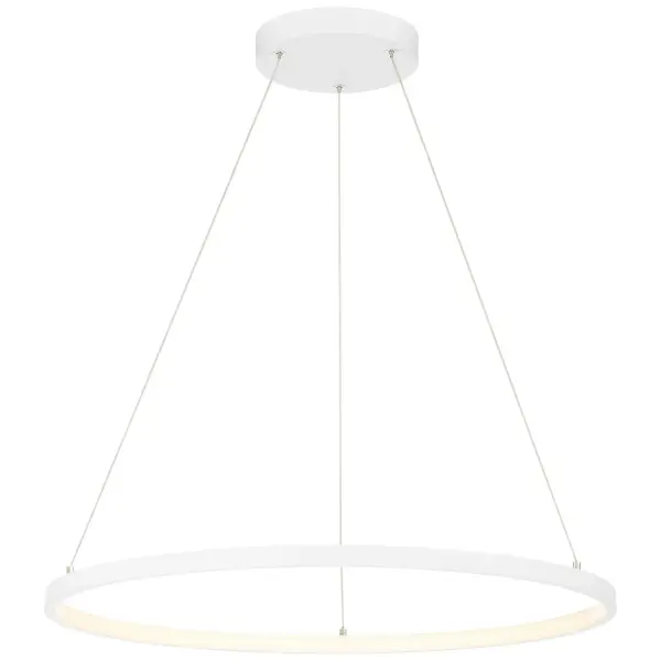 Anello LED Pendant in Matte White