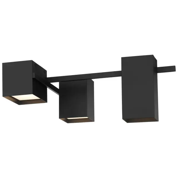 The Madrid LED Flush Mount delivers 1375 lumens of warm 3000K light in a contemporary matte black finish. Its slim 8.5" profile makes it ideal for rooms with standard or lower ceilings, while integrated dimmable LEDs provide energy efficiency.