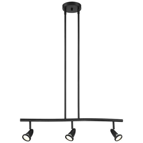 The Cobra LED Pendant combines contemporary design with practical functionality. Its 27-inch linear profile and adjustable cord make it versatile for various ceiling heights and table sizes.